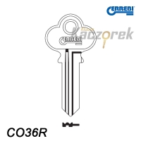 Errebi 052 - klucz surowy mosiężny - CO36R